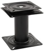 vidaXL Pedestal para banco de barco giratório a 360° aço