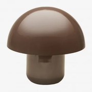 Lâmpada De Mesa ↑30 Cm Em Ferro Zyora Castanho Café - Sklum
