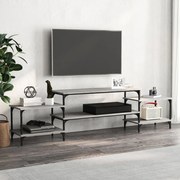 vidaXL Móvel de TV 197x35x52 cm derivados de madeira cinzento sonoma