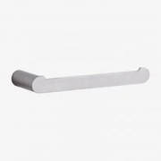 Toalheiro De Parede Com Barra ↔︎20cm Para Banheiro Em Aço Inox Alameda Cinza Cromado - Sklum