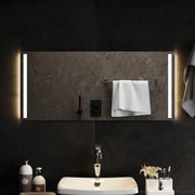 vidaXL Espelho de casa de banho com luzes LED 90x40 cm