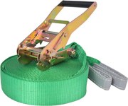 vidaXL Slackline 15 m x 50 mm 150 kg verde