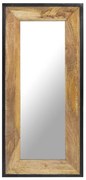 vidaXL Espelho 110x50 cm madeira de mangueira maciça