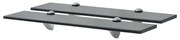 vidaXL Prateleiras flutuantes 2 pcs vidro 50x20 cm 8 mm