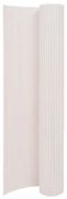 vidaXL Cerca de jardim dupla face 90x400 cm branco