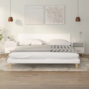 vidaXL Mesas de cabeceira 2 pcs 40x35x47 cm branco