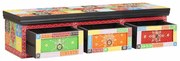 vidaXL Armário de TV de parede 100x30x24 cm Madeira Sólida de Mangueira Rústica