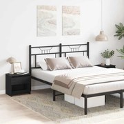 Conjunto de camas de cabeceira vidaXL 2 pcs Carvalho Preto 40x30x39 cm em madeira de engenharia