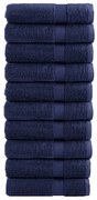 vidaXL Toalhas de banho premium SOLUND 10 pcs 100x150 cm 600 gsm algodão