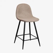 Pacote Com 4 Bancos Altos Glamm Toupeira & ↑65 Cm & Preto - Sklum