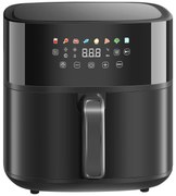 HOMCOM Fritadeira sem Óleo 8 L Air Fryer 1700 W com Temperatura Regulável 80-200°C 8 Programas Painel Tátil Temporizador 32,5x41x32 cm Preto | Aosom Portugal