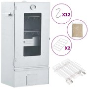 vidaXL Defumador p/ churrasqueira c/ gerador fumo frio aço galvanizado