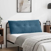 vidaXL Travesseiro para Costas Azul 120 x 50 cm