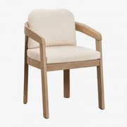 Cadeira De Jantar Uleno Acacia Wood Marrom Acácia Claro - Sklum