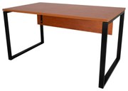 Secretária 1200x800x740mm – Kclose Cinza / Cerejeira