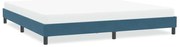 vidaXL Estrutura de cama sem colchão 200x220 cm veludo azul-escuro