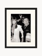 Fotografia emoldurada Serge Gainsbourg & Jane Birkin