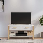 vidaXL Móvel para TV 82x38x45 cm derivados de madeira branco