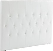 HOMCOM Cabeceira de Cama 160cm Cabeceira de Cama Estofada em Linho e Acolchoada 2 Formas de Uso 160x7x120cm Branco | Aosom Portugal