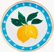 Prato de sobremesa em porcelana artesanal Con Amore