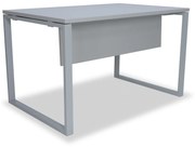 Secretária de Escritório 1800x800 mm - Kclose Melamina Cinza / Cinza