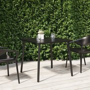 vidaXL Mesa de jardim 80x80x71 cm aço antracite