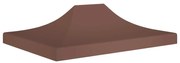 vidaXL Teto para tenda de festas 4,5x3 m 270 g/m² castanho