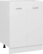 vidaXL Armário inferior “Lyon” 60x46x81,5cm derivados madeira branco