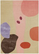 Tapete em lã artesanal de pelo comprido Secret Garden