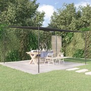 Gazebo -  4x4 m - 180 g/m² - Tecido e Aço Antracite