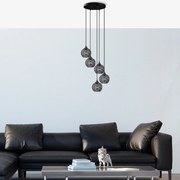 Chandelier Hay – Preto – 44 x 44 x 113 cm