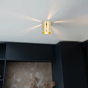 Candeeiro de teto design dourado - Yana Design