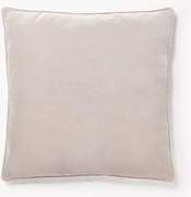 Almofada de sofá grande em veludo Vetsak, 60 x 60 cm