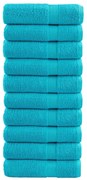Toalhas de banho premium SOLUND 10pcs 70x140cm 600gsm turquesa
