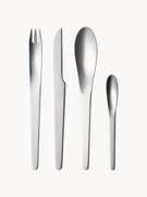 Conjunto de talheres altamente polidos Arne Jacobsen, vários tamanhos