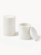 Potes em mármore Agata, conjunto de 2