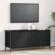 vidaXL Gabinete para TV Carvalho Preto 100 x 35 x 45 cm