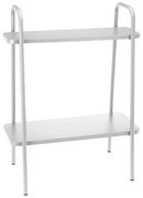 Suporte para flores 50x26x66 cm cinzento mate