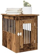 vidaXL Móveis para caixas para cães madeira antiga 45x62x59 cm