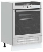 vidaXL Armário forno Kalmar madeira engenharia sonoma cinzento