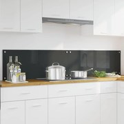 vidaXL Proteção de Cozinha 2 pcs Cinza Escuro 100 x 40 cm