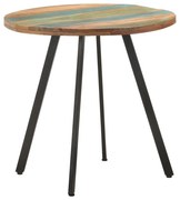 Mesa de jantar 80 cm madeira recuperada maciça