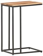 vidaXL Mesa de apoio 35x45x65 cm madeira maciça
