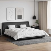 vidaXL Edredom de Verão Simples 3 pcs Branco Microfibra