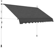 Toldo retrátil manual 250 cm antracite