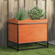 vidaXL Vaso/floreira de jardim 60x40x50 cm pinho maciço castanho-mel