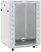 vidaXL Armário bastidor 15U c/ pés giratórios 19" IP20 60x45x86 cm