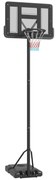 SPORTNOW Tabela de Basquetebol com Altura Ajustável 230-305 cm para Piscina com Rodas e Base Preenchível 110x75x195-370 cm Preto | Aosom Portugal