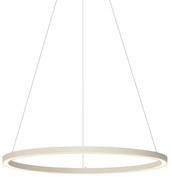 Candeeiro de Suspensão de Design Bege 80cm com LED Regulável em 3 Níveis - Girello