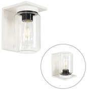 Candeeiro de parede moderno branco IP54 - Marshall Moderno